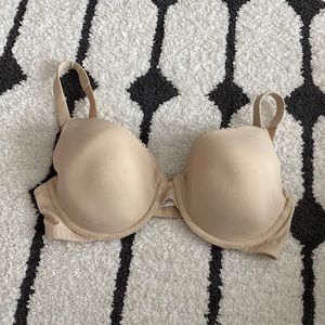 Nude Nursing Bra | underwire- some padding
